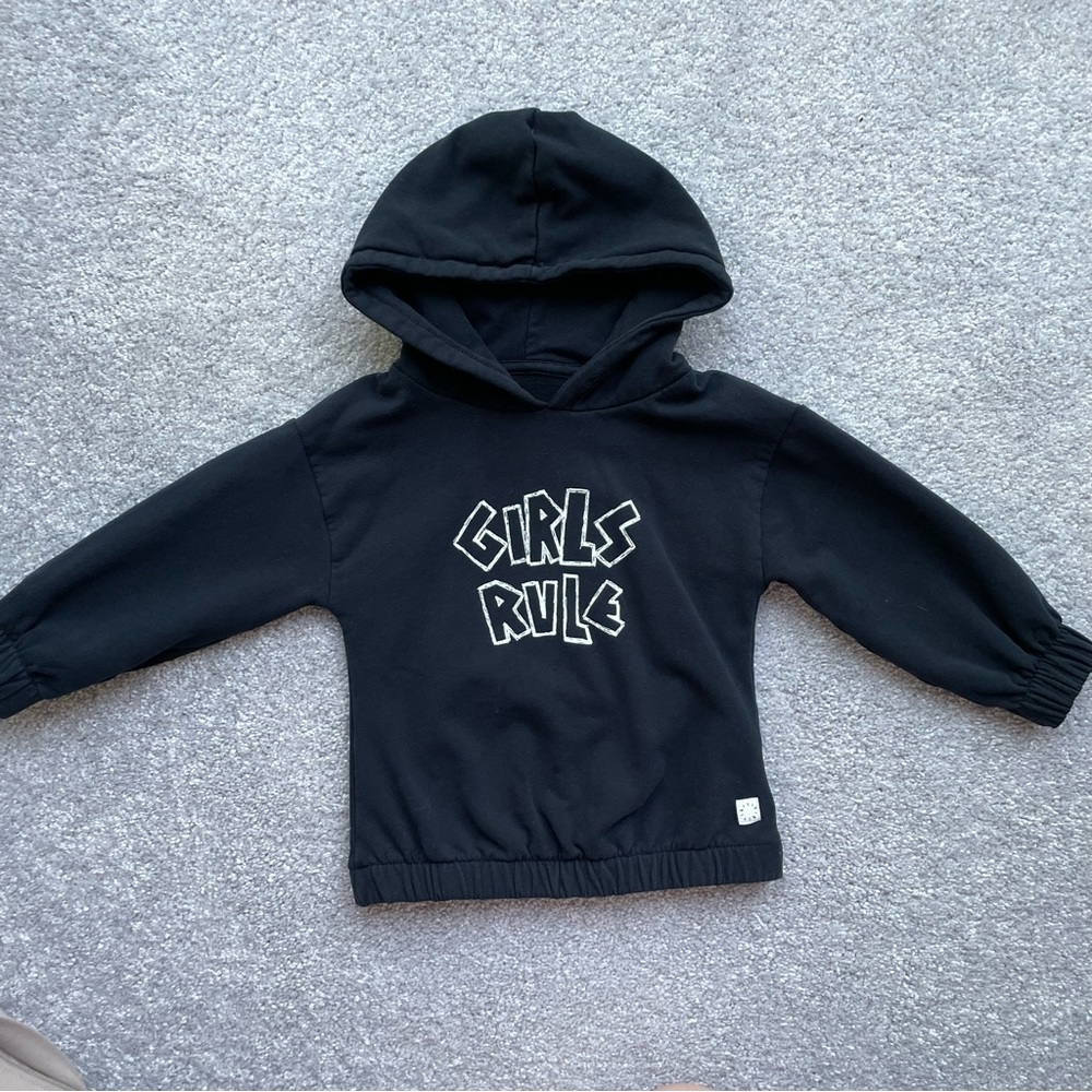 Sproet and Sprout "Girls Rule" Baby Hoodie
